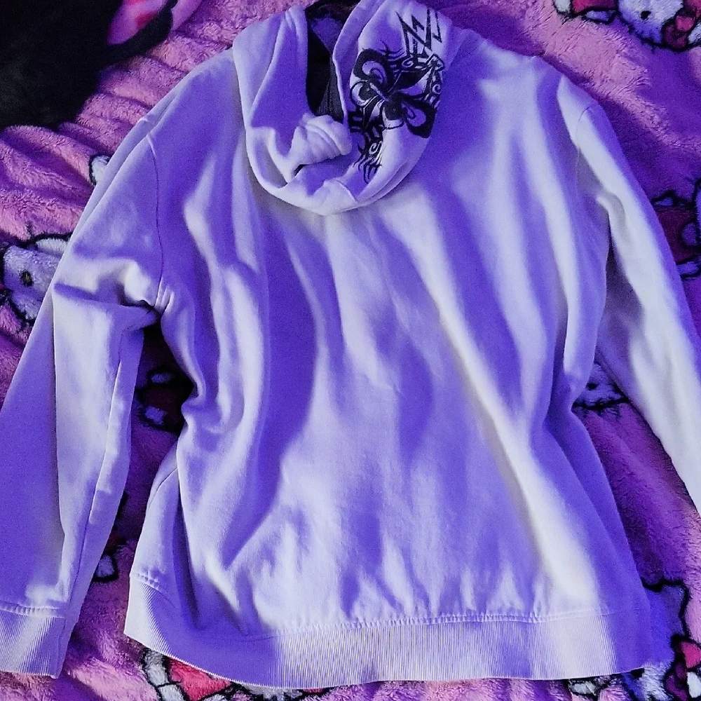 White Cross Design Mma Elite Zip Up - Picture 5 of 5